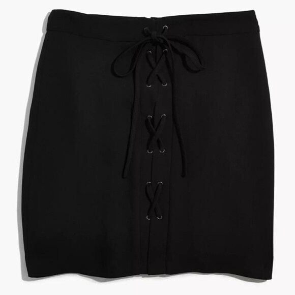 2 for $30 MADEWELL Lace-Up Mini Skirt - Picture 10 of 10